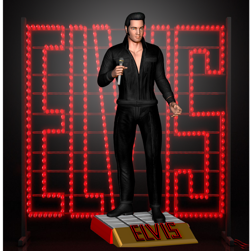 Elvis Vuelve 3D print model - Mito3D