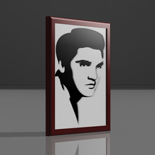 Elvis Presley décoratif Cadre 3d print model - Mito3D