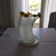 elvis presley pompadour haircut vase sweep home household spiral pla petg interior design decor homemade flower 3d print model - Mito3D