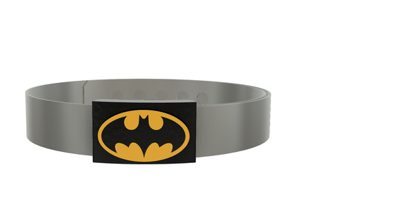 emblème batman spécial ceinture Boucle 3d print model - Mito3D