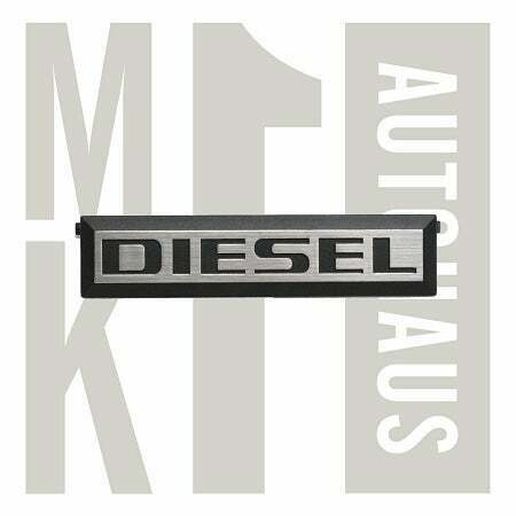 emblem diesel vw golf mk2 volkswagen automotive 3D print model - Mito3D