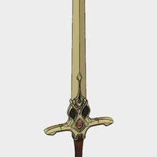 emblema ecos esmolas real espada alm cosplay suporte fogo Heróis traje 3d print model - Mito3D