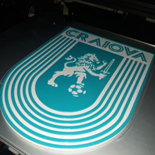 emblema universidade Craiova futebol 3D print model - Mito3D