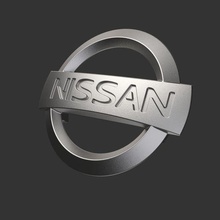 amblem tekerlek örtmek kılıf Nissan yüksek kalite araç logo 3d print model - Mito3D