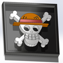 Embleme mugiwara Herzen Piraten Kunst anime ein Stück 3d print model - Mito3D