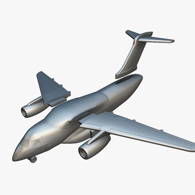 embraer c-390 millennium - 1 400 scale game scale-model miniature wargaming 3d-printed n-scale aircraft airplane 3d-printing 3d-print stl ready-to-print miniatures 3d print model - Mito3D