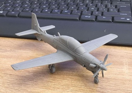 Embraer súper tucano avión modelo escala pasatiempo 3d print model - Mito3D