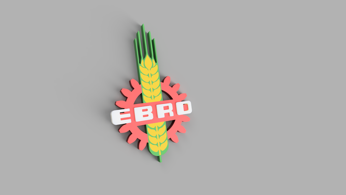 embro - logo symbol art tractor 3d print model - Mito3D