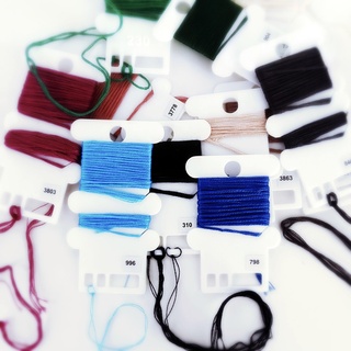 embroidery floss combi bobbin saver cross stitch needlework thread organizer craft tools 3d print model - Mito3D