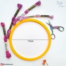 embroidery hoop - 7' 18cm art decoration sewing 3d print model - Mito3D