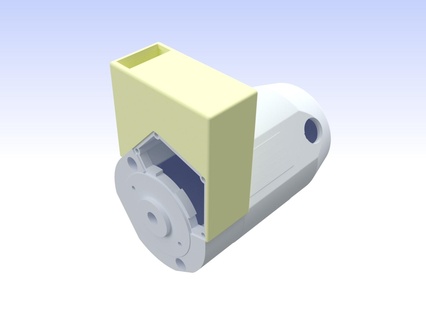 emco unimat 3 modded motor invólucro controle painel emco unimat 3 3d print model - Mito3D