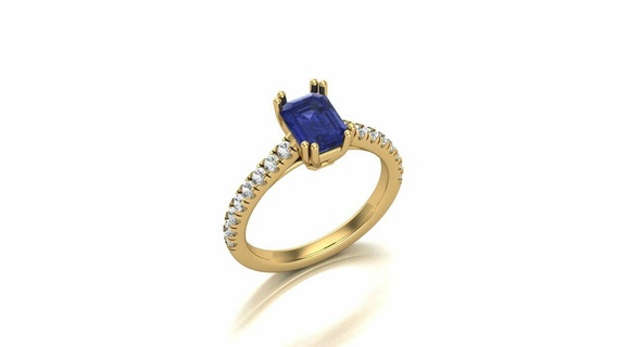 emerald diamond cool ring cut design jewelry ring engagement ring diamond ring wedding ring set pendant fish dolphine sea water custom work necklace emerald  3d print model - Mito3D