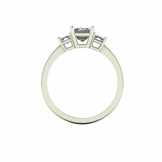 emerald three stone wedding ring r3 bracelet solitaire jewelry diamond jewels sapphire gold earring bangle characte r art solitary 3d print model - Mito3D