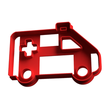 emergency ambulance cookie cutter cutting tool 3d print model - Mito3D