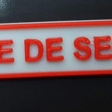 urgence centre assiette 1 87 plaque sapeurs sapeur pompier modèle fabrication train 3d print model - Mito3D