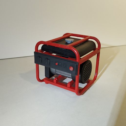 emergency power diesel engine scale 1 10 diorama garage crawler 3D print model - Mito3D