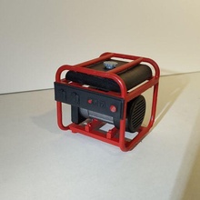 urgence Puissance diesel moteur échelle 1 10 diorama garage robot d'exploration 3d print model - Mito3D
