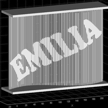 emilia - pillar columns art pillars decoration living room child girls 3d 3d print model - Mito3D