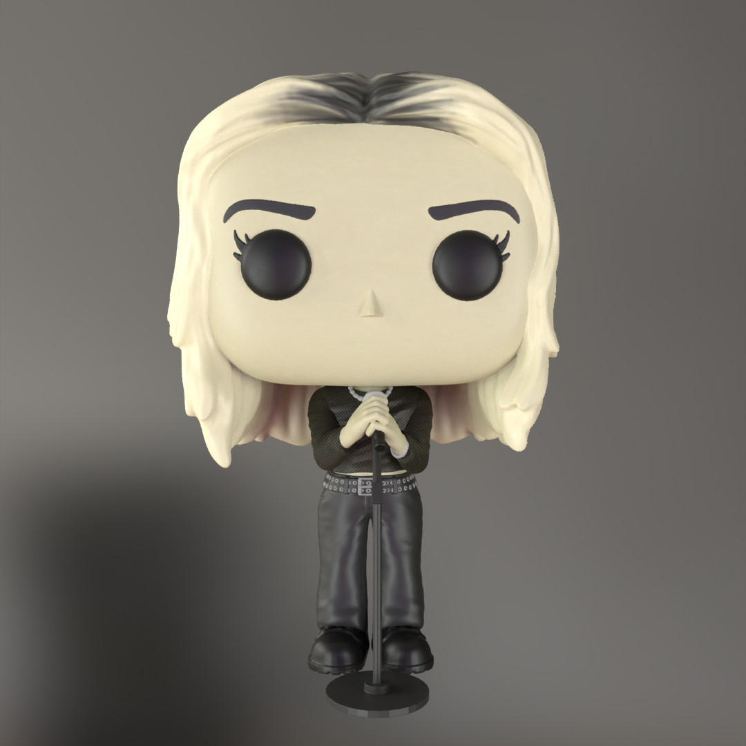 emily armstrong linkedin park kunst funko funko pop funko3d felsen 3D print model - Mito3D