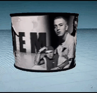 Eminem lanterna decoração filme maravilha dc vingadores jogos homem Ferro futebol Dortmund Bremen pegue rap 3d print model - Mito3D
