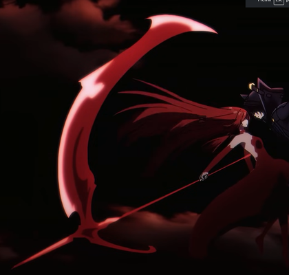 eminencia in sombra elizabeth guadaña anime cosplay apuntalar vampiro sangre arma 3d print model - Mito3D