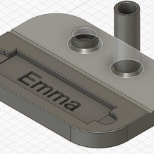 emma corona attrezzo test 3d print model - Mito3D
