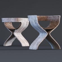 emmemobili silla arquitectura sofá tela madera mueble interior 3d print model - Mito3D