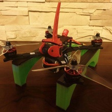 emmet's elicotteri einstein telaio hdzero telecamera lolipop fin monta 3d print model - Mito3D