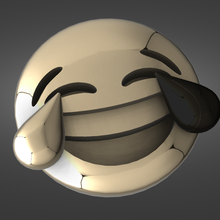 emoji+lwt+button 3d print model - Mito3D