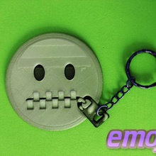 emoji 3d trousseau de clés divers 3dlite drawing3d émoticône image la chaîne clé llavero secours 3d print model - Mito3D
