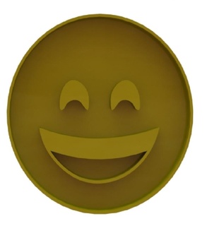 emoji biscotto taglierina goffratrice viso ghignando sorridente ammiccante amore triste contento ansioso freddo 3d print model - Mito3D