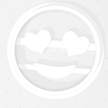 emoji cookie cutter strumento facebook whatsapp strizzatina d'occhio amore cuore 3d print model - Mito3D
