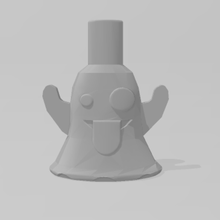 emoji ghost mouthpiece nozzle bong emoticon sisha scare funny hookah narghile 3d print model - Mito3D