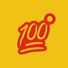 100 emoji llavero la joyería llaveros emojis 3d print model - Mito3D