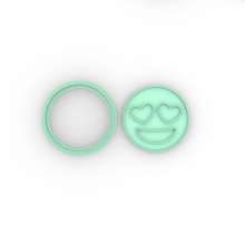 emoji amar corte namorados missas biscoito cortador biscoitos amantes personalizado 3d print model - Mito3D