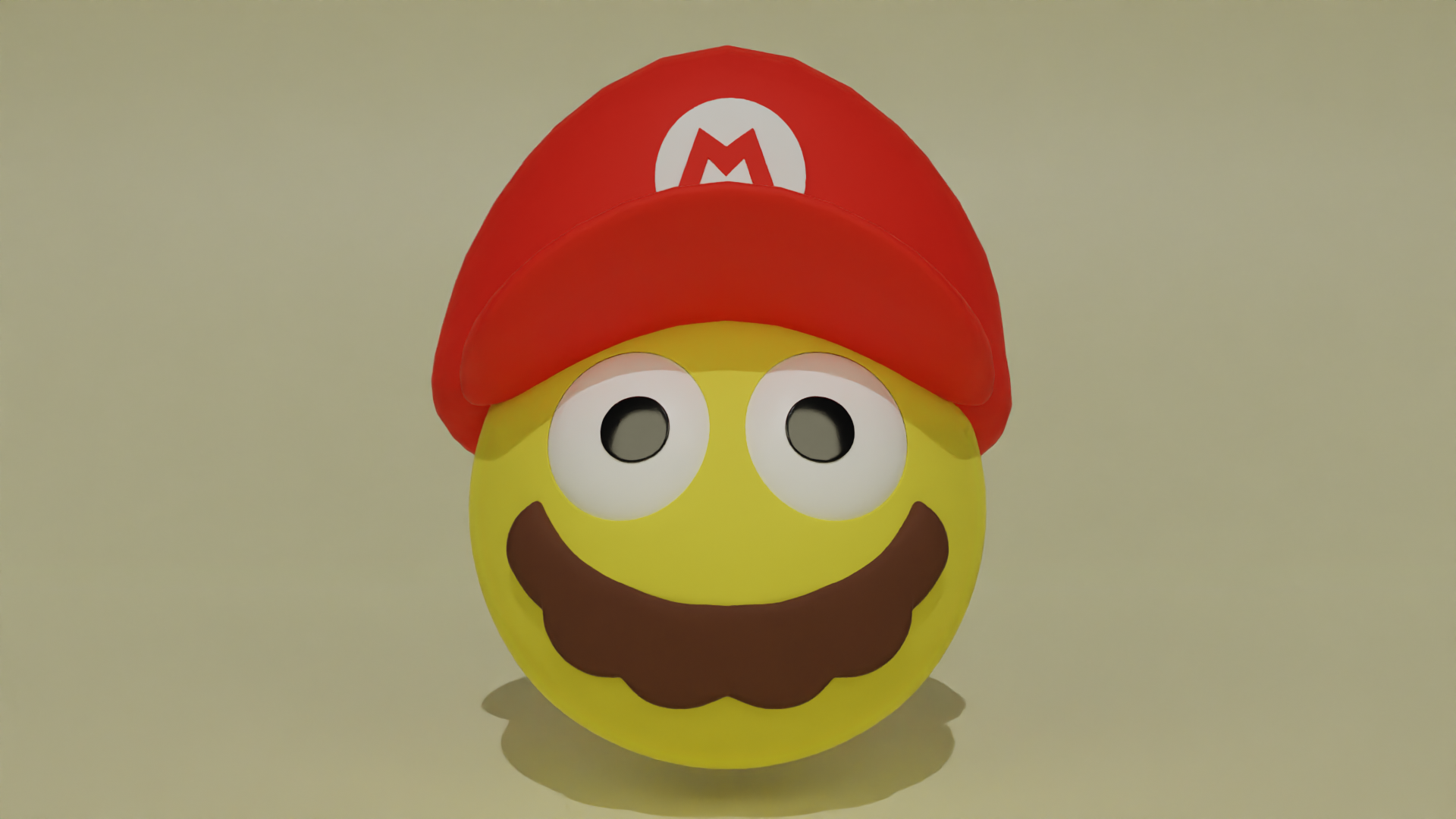 emoji Mario 3D print model - Mito3D