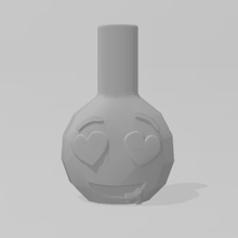 emoji boquilla amor extrusor in corazón bong emoticon sisha narguile baba 3d print model - Mito3D