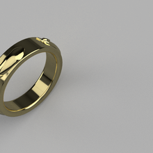 emoji anel Berinjela ouro platina prata jóias jóia 3d print model - Mito3D