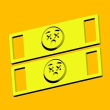 emoji lacets épingles cheveux emojis 3d print model - Mito3D