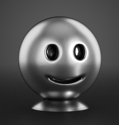 emoji sorridente arte 3d print model - Mito3D