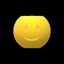 emoji vase heureux plante visage téléphone 3d print model - Mito3D