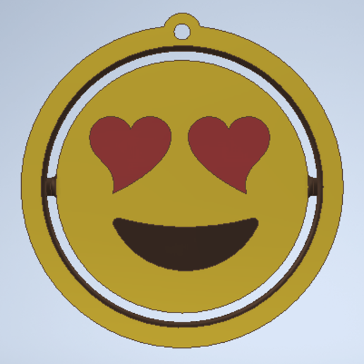 emojis emoji amor gif 3D print model - Mito3D