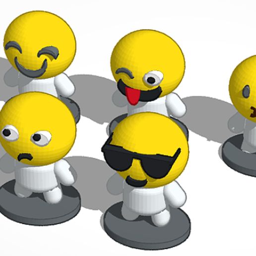 emojis fashion divertido decorativo personaje coleccion objeto popular famoso hogar gesto 3D print model - Mito3D