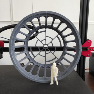 emperor's throne room round window 375 & 6 figures diorama star wars sci-fi part 375in 6in 1 18 scale 12 3d print model - Mito3D