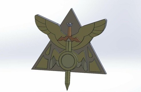 emperor coven pin 3d model cosplay costume emperor's owl house 3d print model - Mito3D