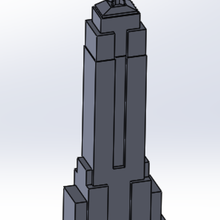 empire state building architecture 3d print model - Mito3D