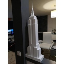 empire state building, altezza 87cm led architettura 3d print model - Mito3D