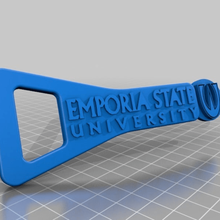 emporia state univ bottle opener tool 3d printing 3d print model - Mito3D