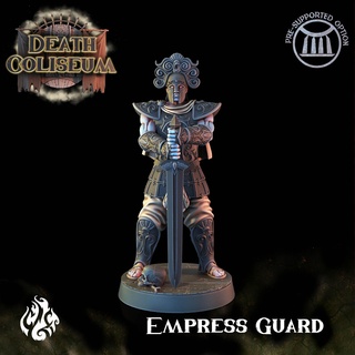empress guard fantasy god royal rpg wargames warrior death gladiator arena dnd pathfinder foundry bouncer crippled coliseum cgf 3d print model - Mito3D