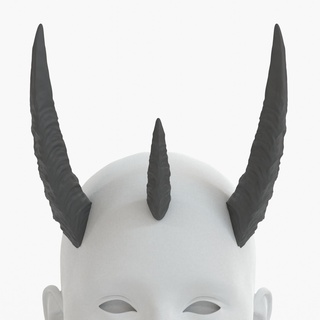 imperatriz chifres gabriela 3d modelo impressão Arquivo traje cosplay Tiefling fauno Dragão RAM demônio diabo bode 3d print model - Mito3D